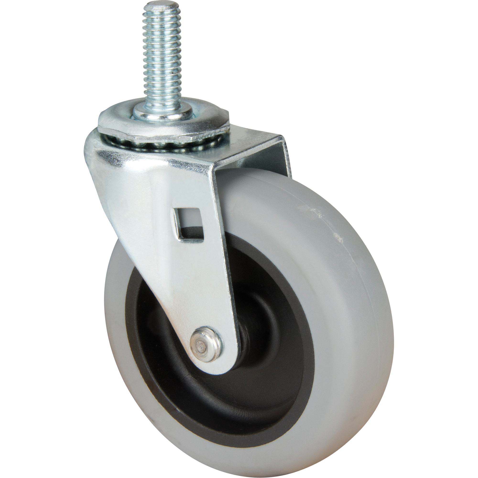 Faultless Stem Caster, Swivel, 3" (76 mm) Dia., 80 lbs. (36 kg
